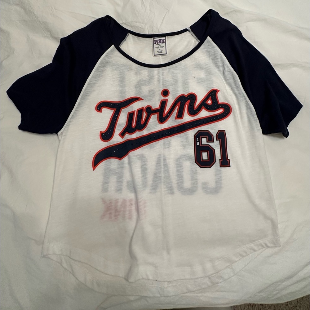 MN Twins baseball tee. Victoria Secret Pink